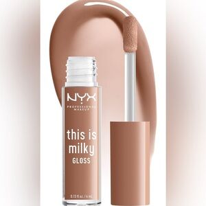 NYX PROFESSIONAL MAKEUP This Is Milky Gloss, Vegan Lip Gloss, 12 Hour Hydration